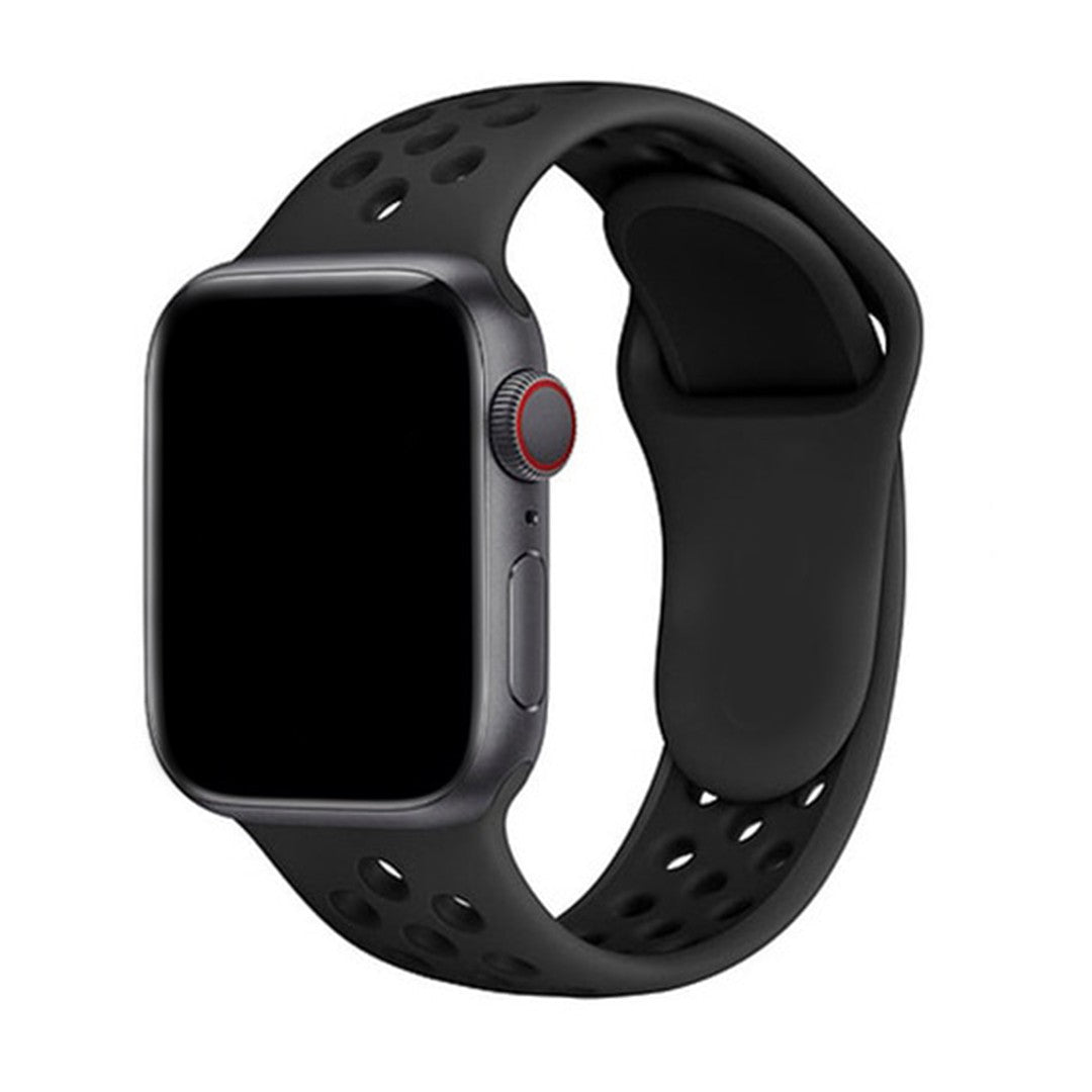 Calivra Sport Silicone Apple Watch Strap – Soft & Breathable Fit