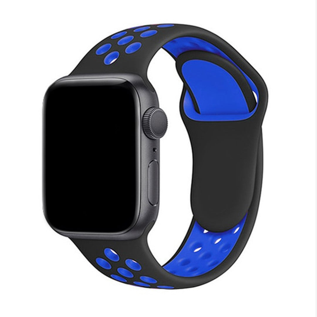 Calivra Sport Silicone Apple Watch Strap – Soft & Breathable Fit