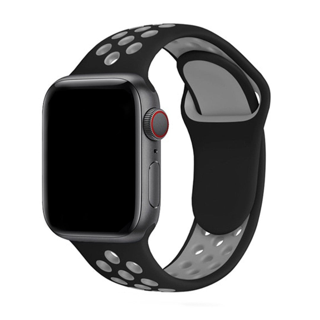 Calivra Sport Silicone Apple Watch Strap – Soft & Breathable Fit