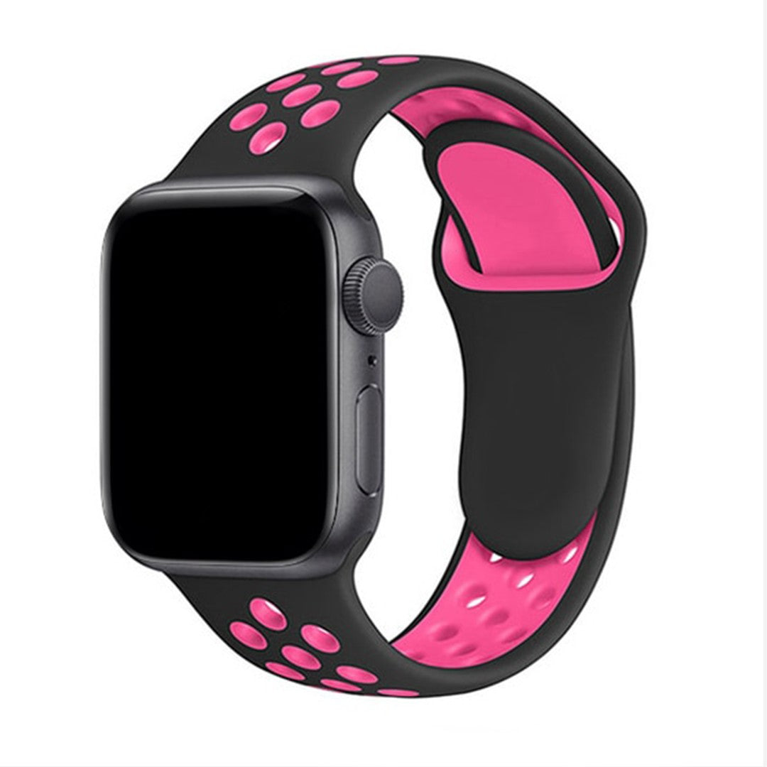 Calivra Sport Silicone Apple Watch Strap – Soft & Breathable Fit