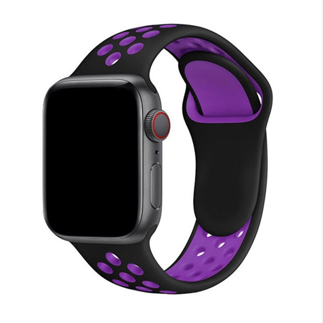 Calivra Sport Silicone Apple Watch Strap – Soft & Breathable Fit