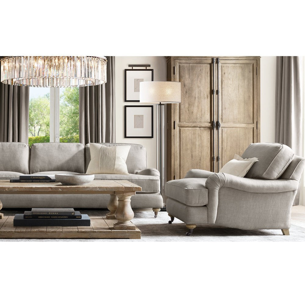 Crystal Prism Iron Ring Chandelier