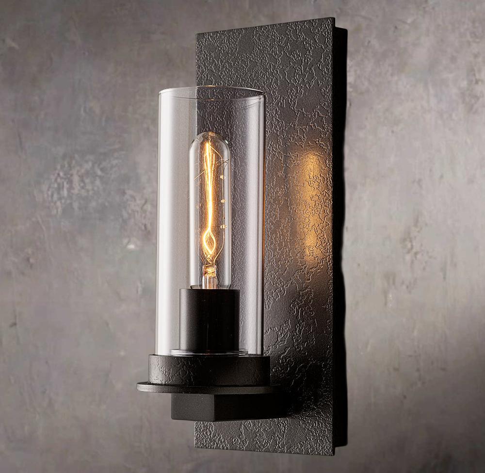 Ondras Transparent Glass Wall Sconce