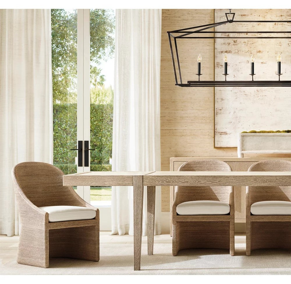 Heritage Openwork Rectangular Candle Chandelier