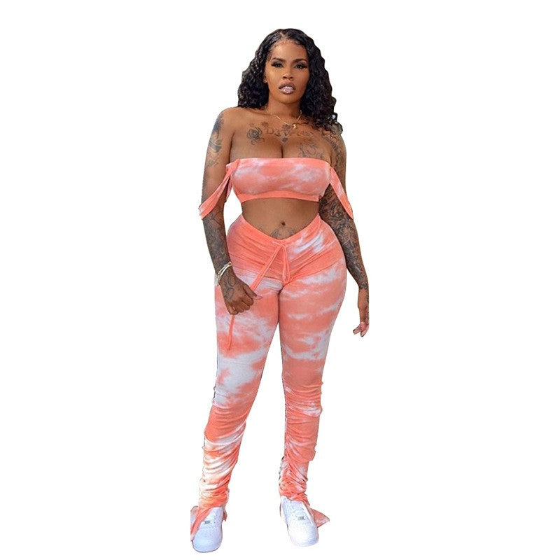 Leilani Printed Two-Piece Suit