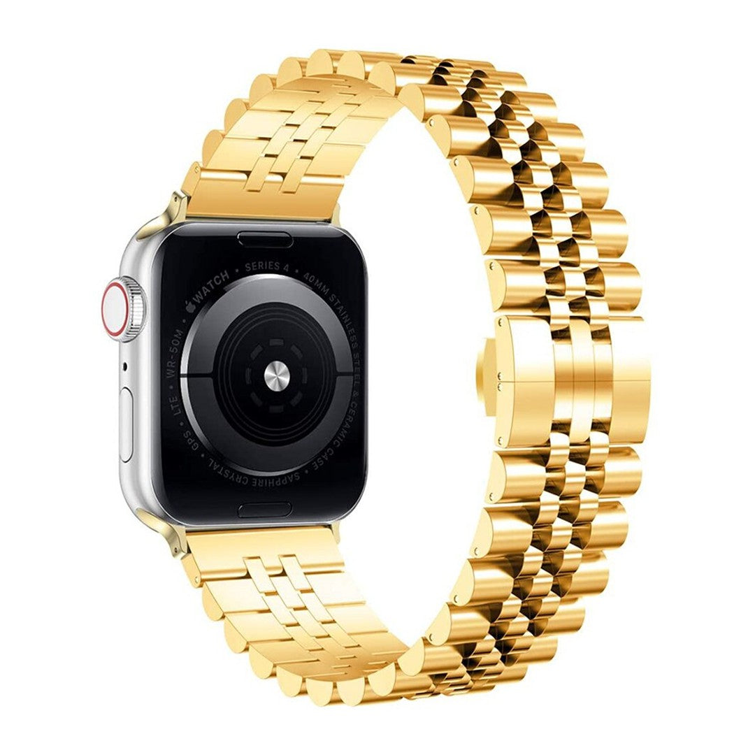 Loravine Jubilee Apple Watch Strap – Premium Stainless Steel Classic