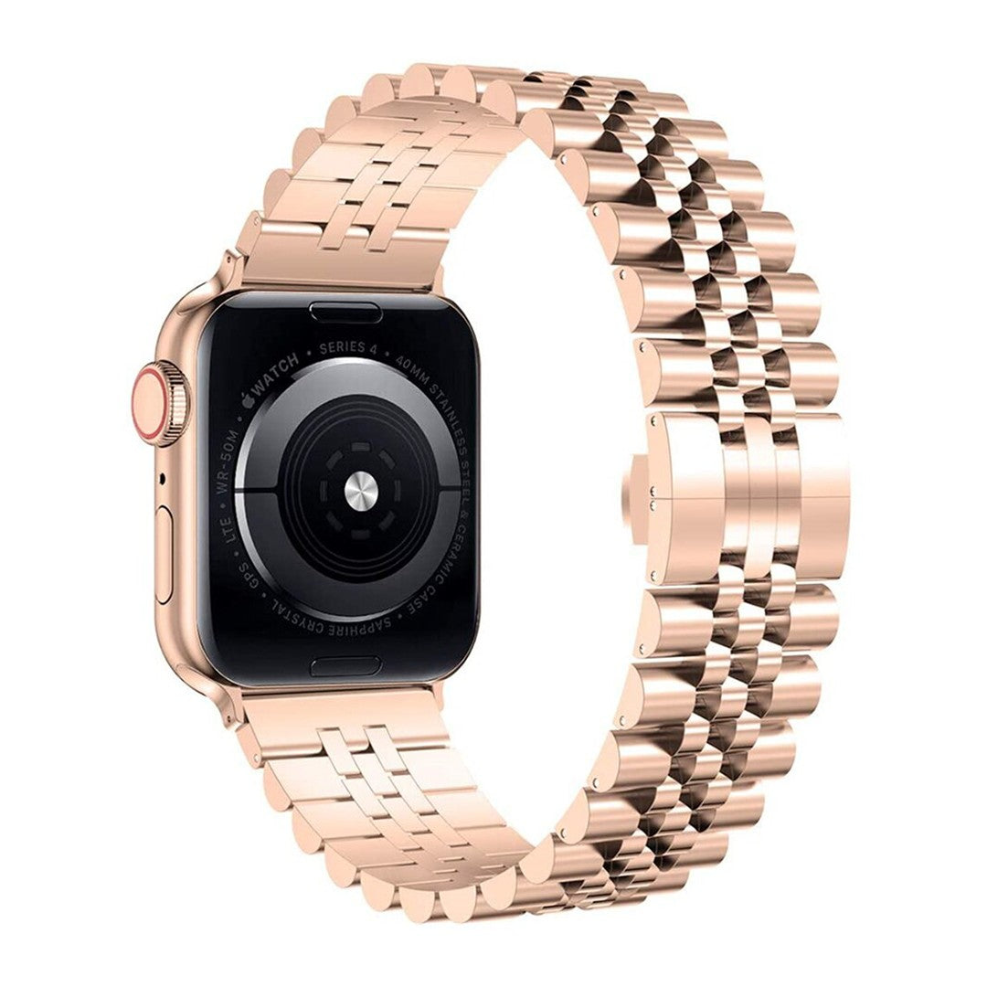 Loravine Jubilee Apple Watch Strap – Premium Stainless Steel Classic