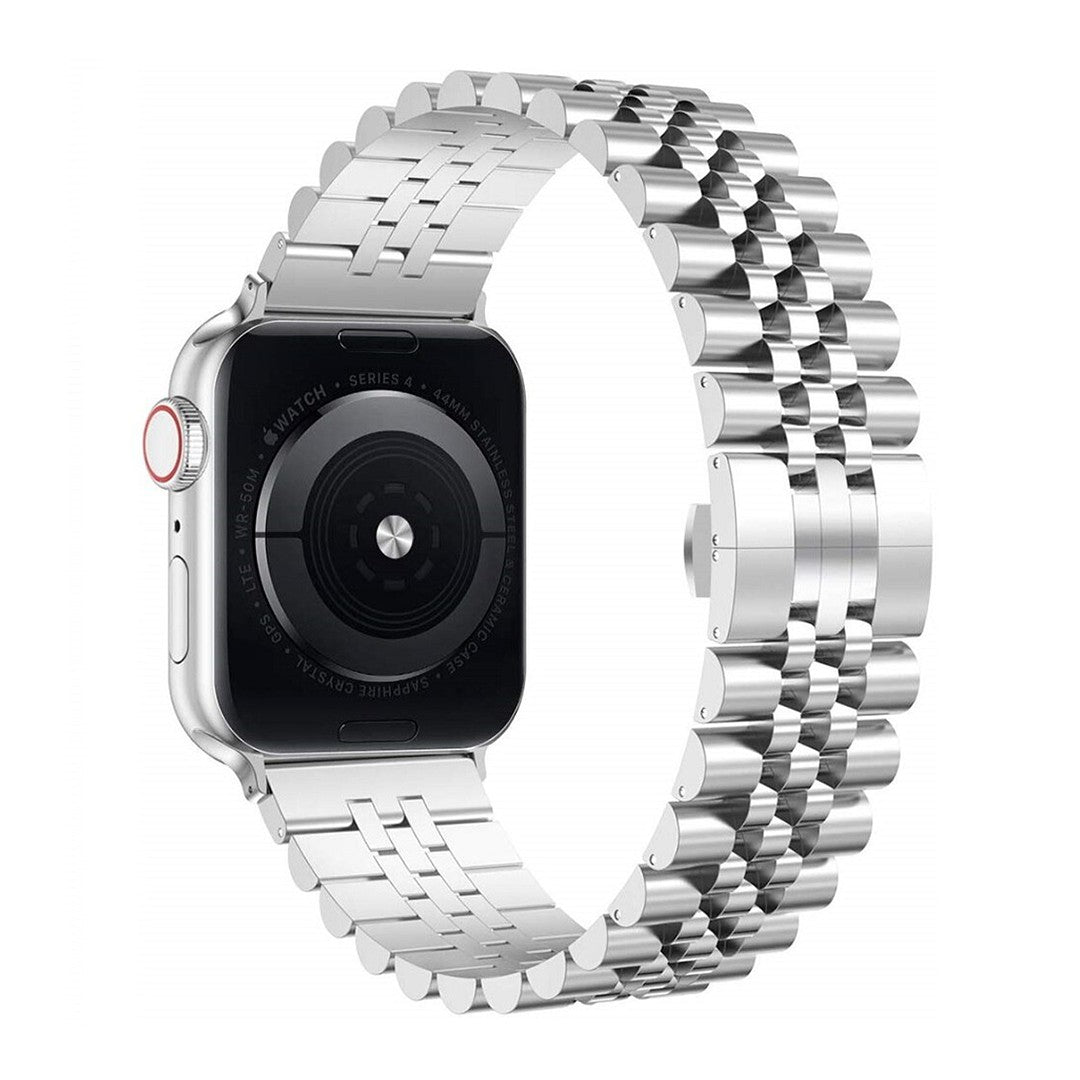 Loravine Jubilee Apple Watch Strap – Premium Stainless Steel Classic