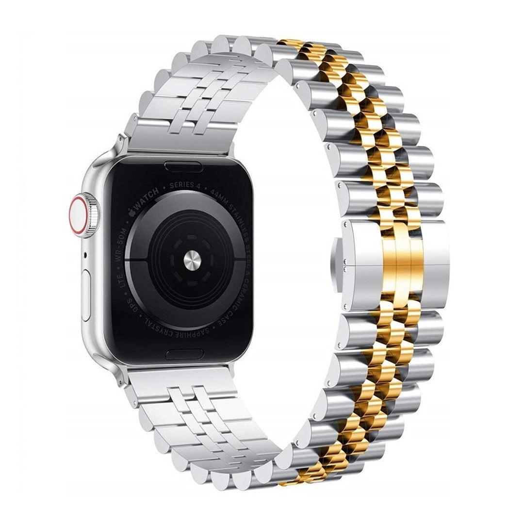 Loravine Jubilee Apple Watch Strap – Premium Stainless Steel Classic