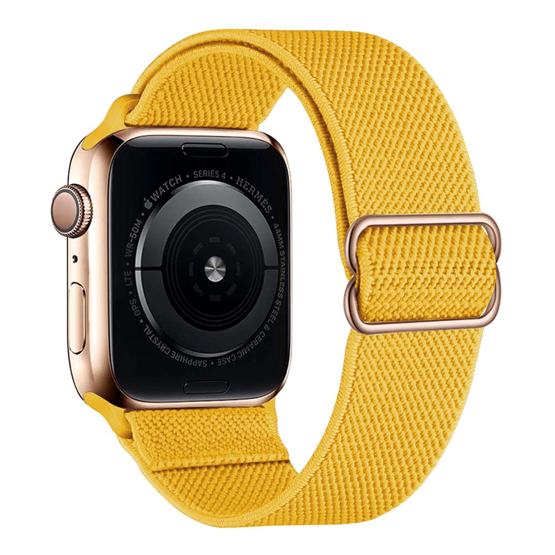 Lorivelle Nylon Loop Apple Watch Band – Stretch Nylon with Adjustable Buckle
