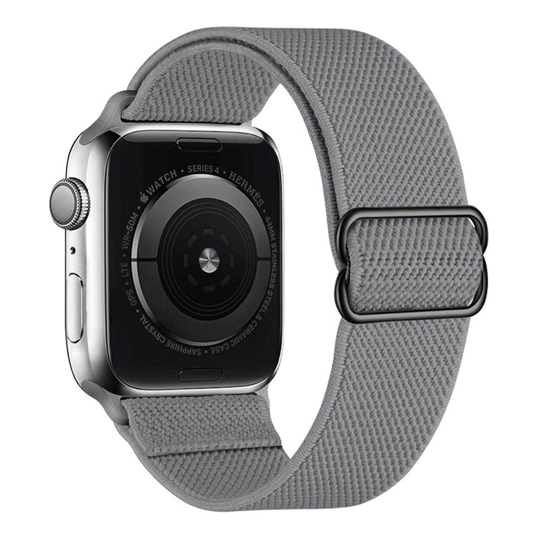 Lorivelle Nylon Loop Apple Watch Band – Stretch Nylon with Adjustable Buckle