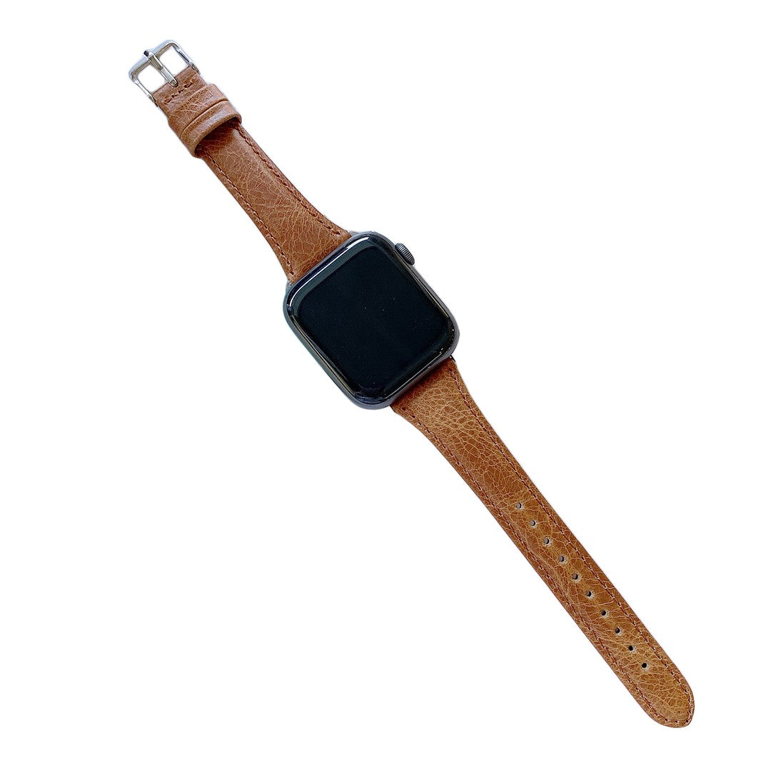 Lorivelle Slim Dress Leather Apple Watch Strap – Polished Genuine Leather