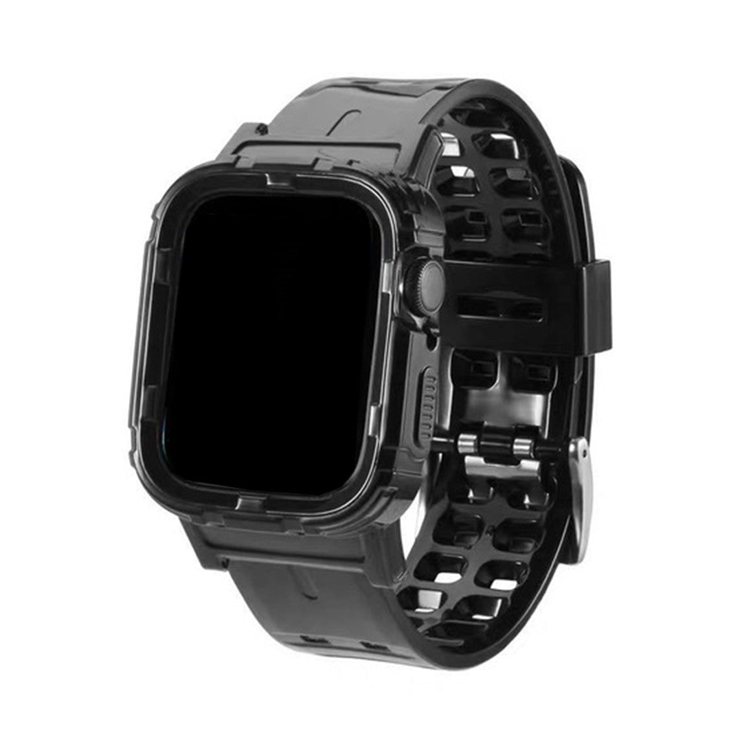 Lorivelle Translucent Silicone Apple Watch Strap – Breathable Sport Design
