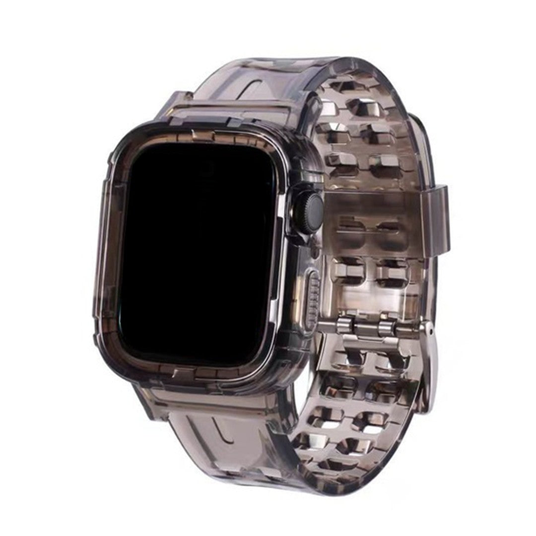 Lorivelle Translucent Silicone Apple Watch Strap – Breathable Sport Design