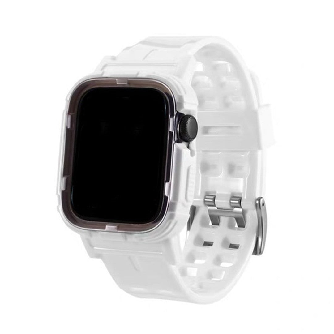 Lorivelle Translucent Silicone Apple Watch Strap – Breathable Sport Design