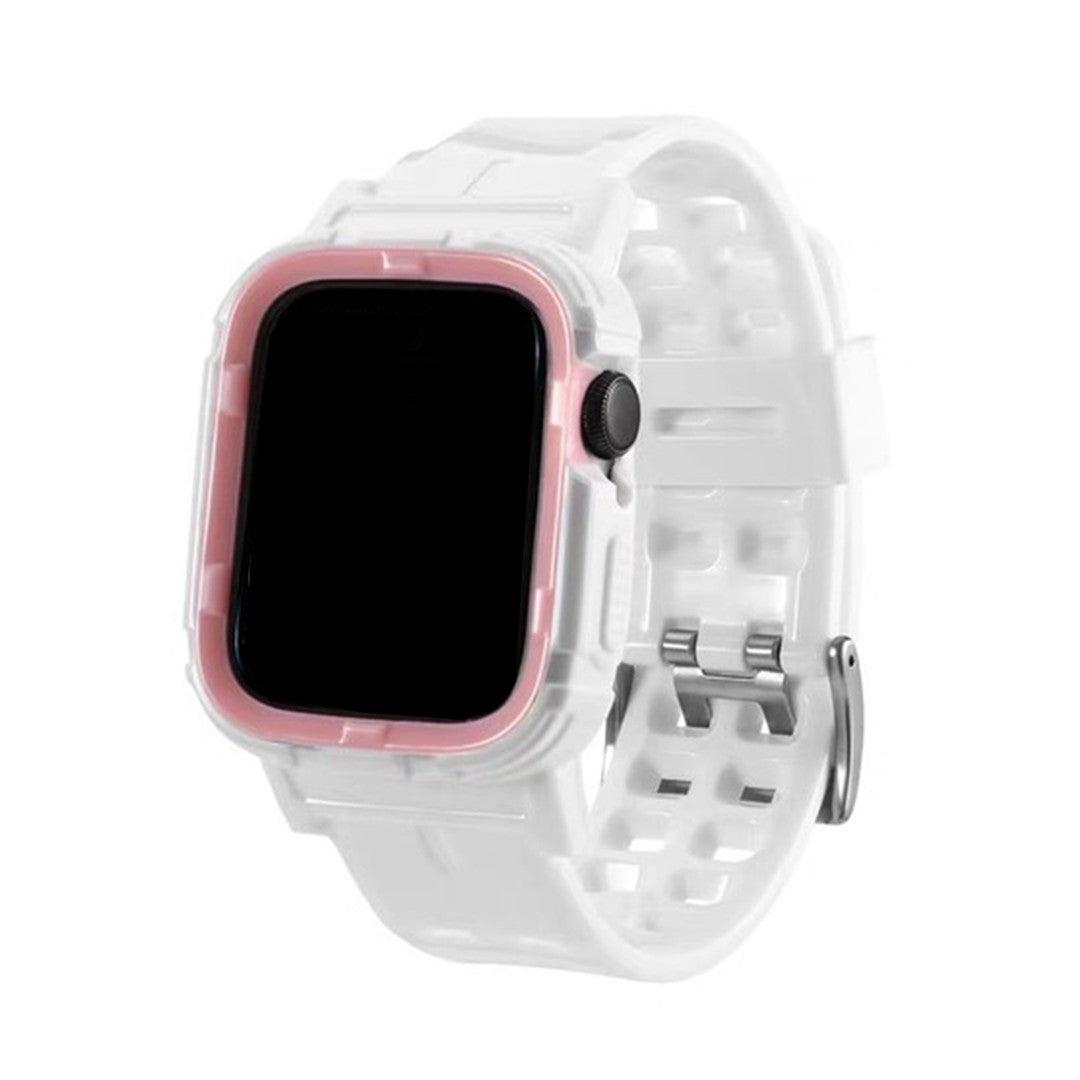 Lorivelle Translucent Silicone Apple Watch Strap – Breathable Sport Design