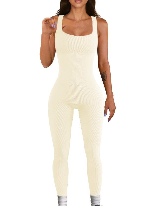 Luna Button-Front Suspender Bodysuit