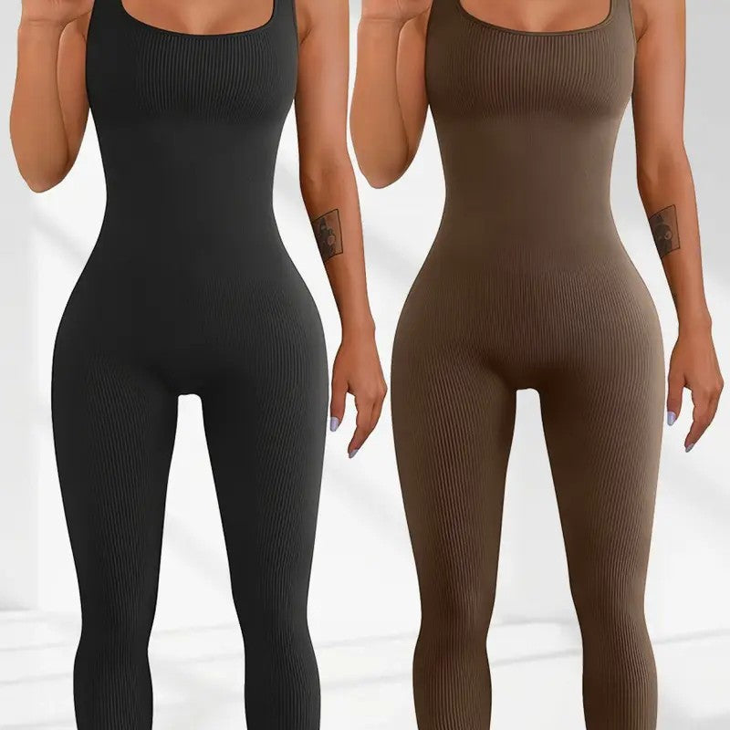 Luna Button-Front Suspender Bodysuit
