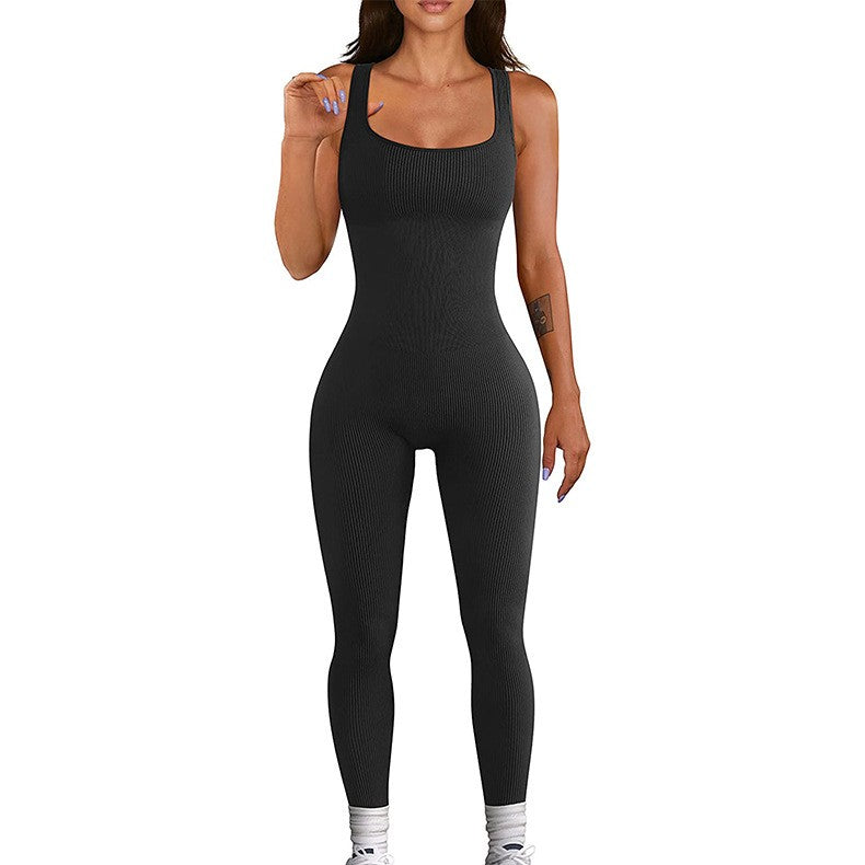 Luna Button-Front Suspender Bodysuit