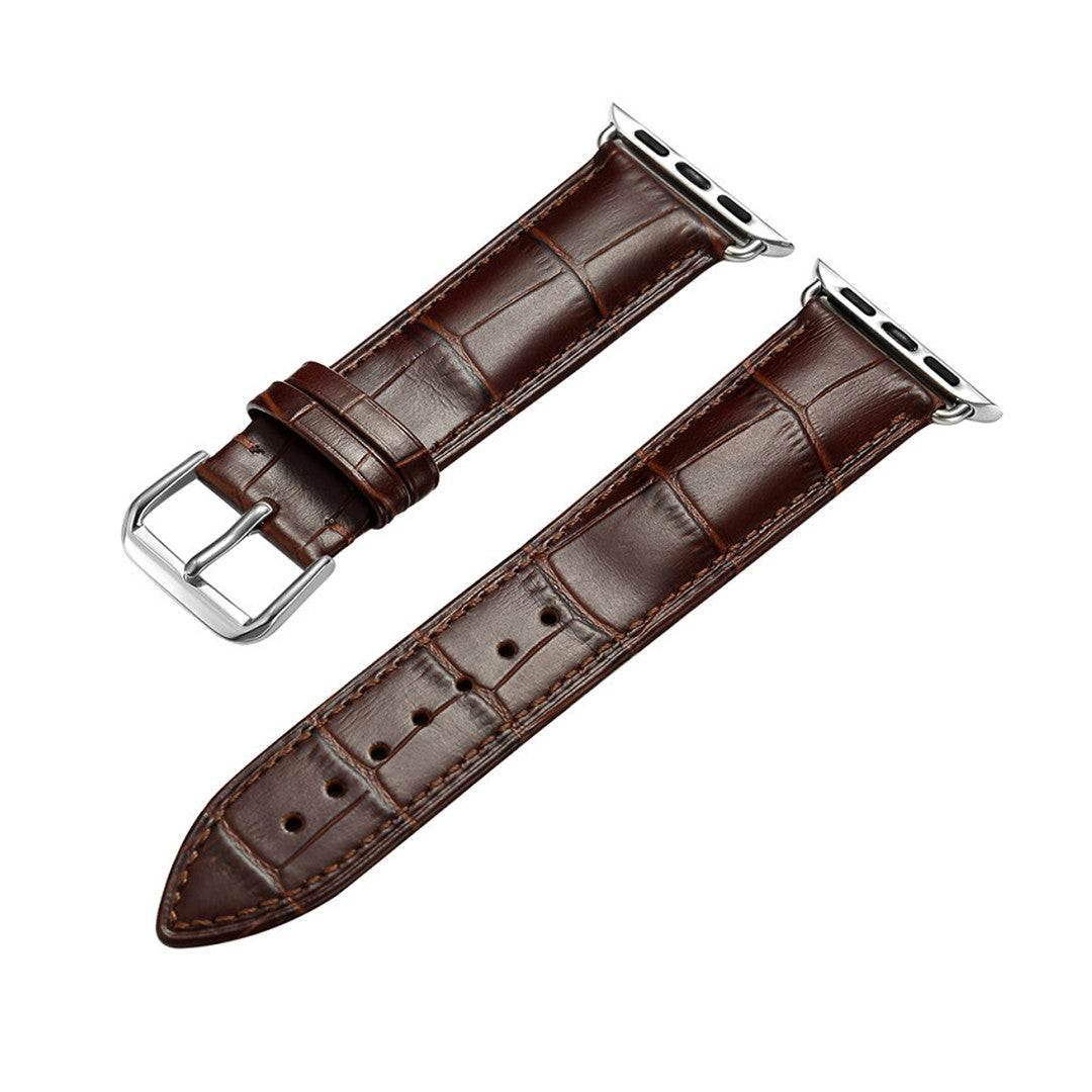 Marcivelle Dress Leather Apple Watch Strap – Genuine Leather Luxury