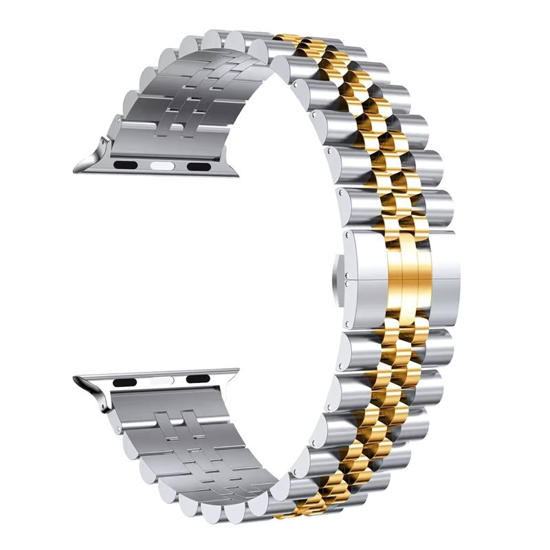 Marcivelle Jubilee Apple Watch Band – Classic Stainless Steel Bracelet