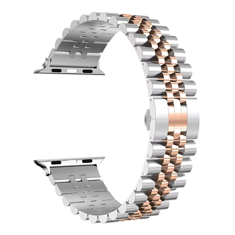 Marcivelle Jubilee Apple Watch Band – Classic Stainless Steel Bracelet
