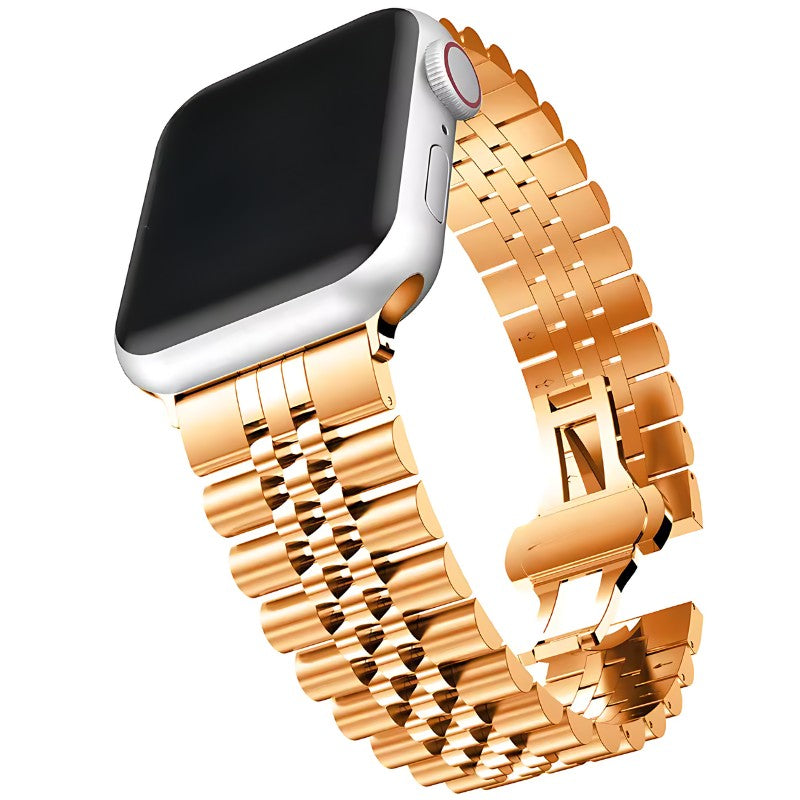 Marcivelle Jubilee Apple Watch Band – Classic Stainless Steel Bracelet