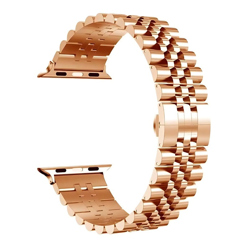 Marcivelle Jubilee Apple Watch Band – Classic Stainless Steel Bracelet