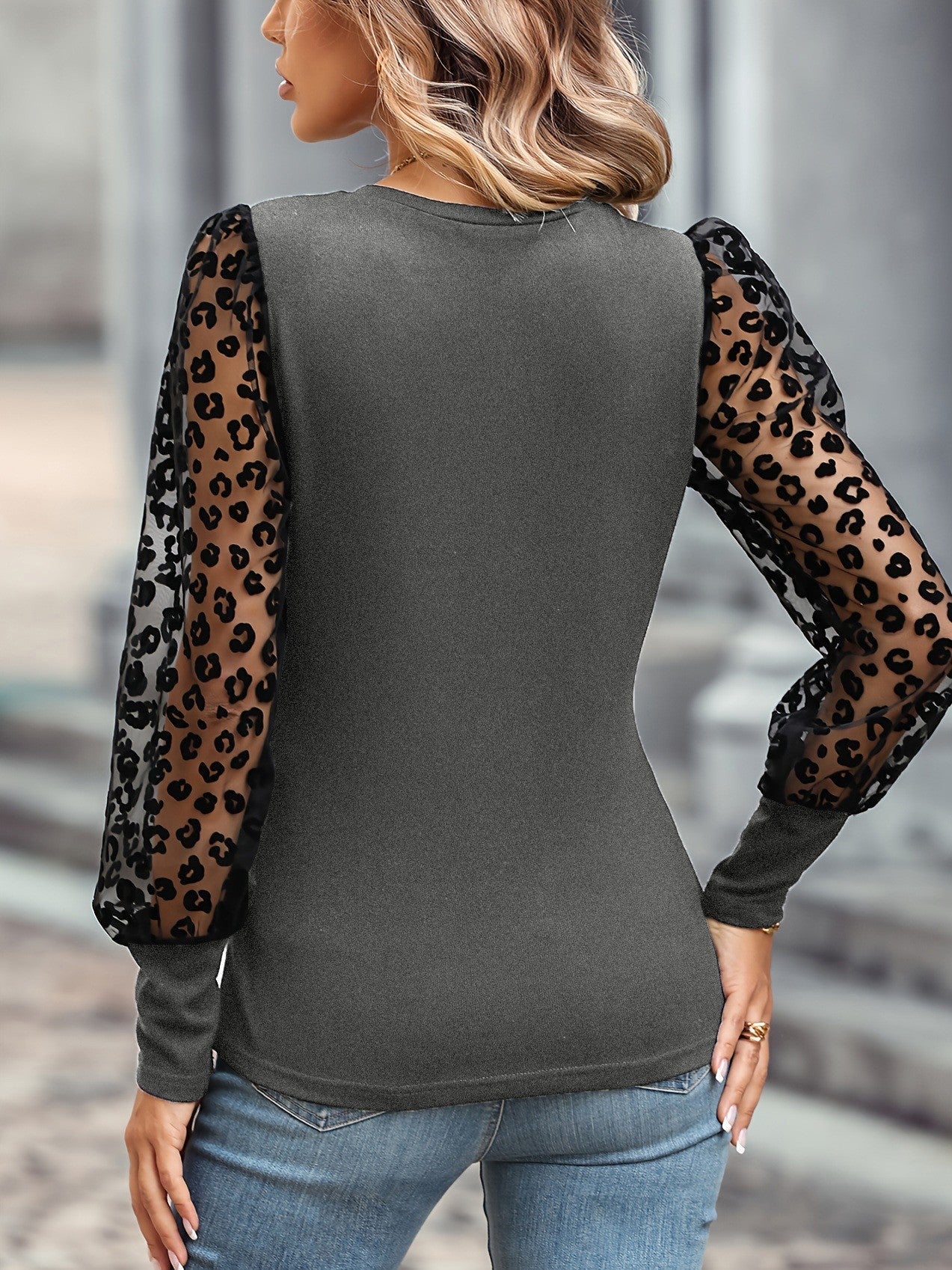 Maris Contrast Puff Sleeve Top