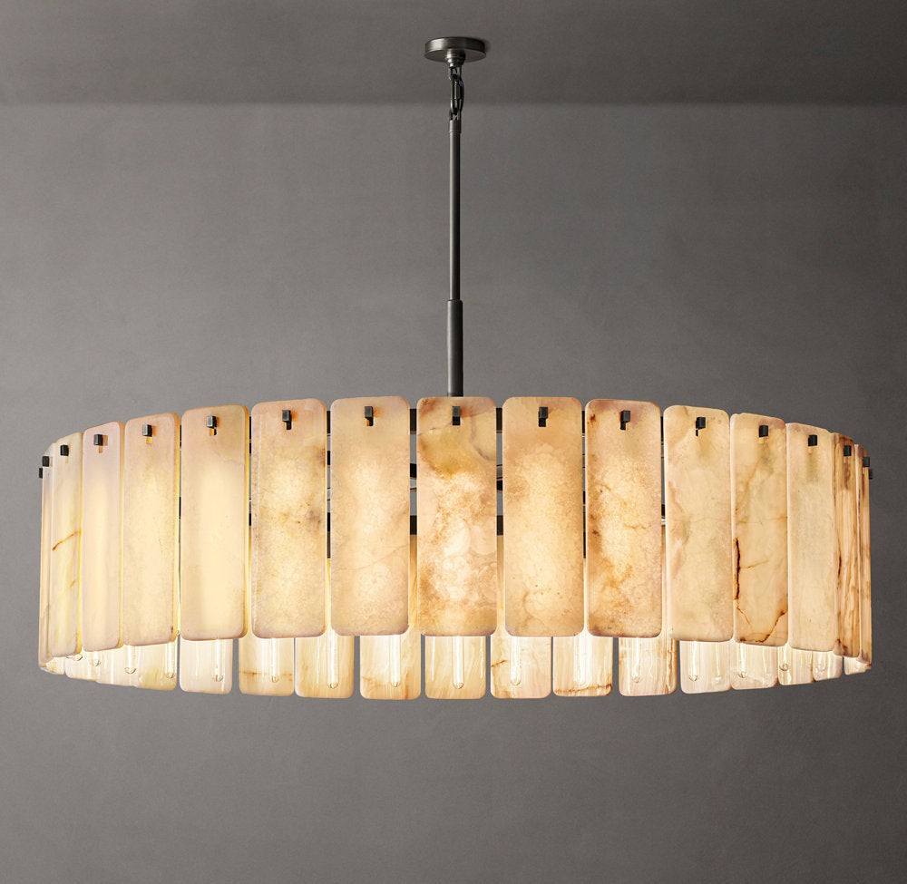 Onyx Panel Ring Chandelier
