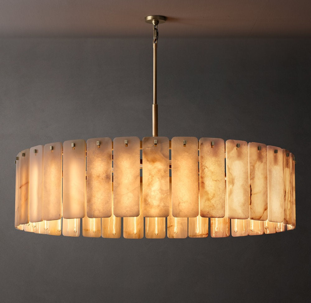 Onyx Panel Ring Chandelier