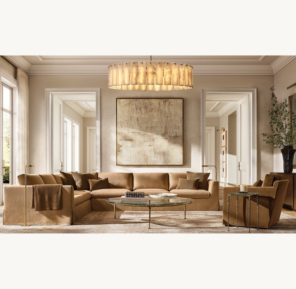 Onyx Panel Ring Chandelier