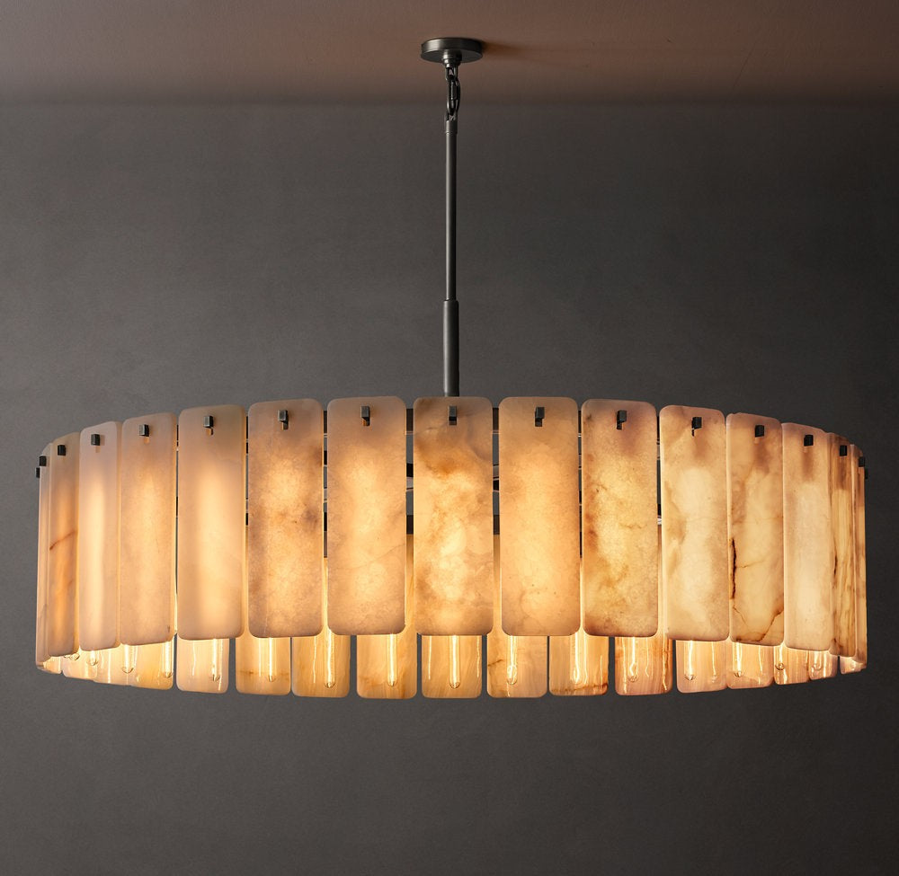 Onyx Panel Ring Chandelier