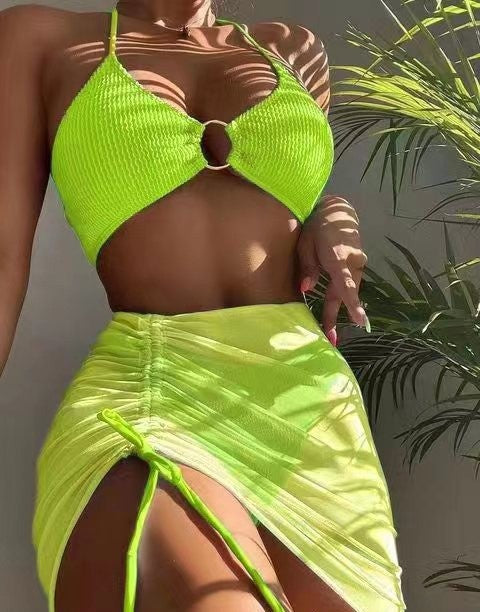Solara 3 Piece Halter Bikini Set
