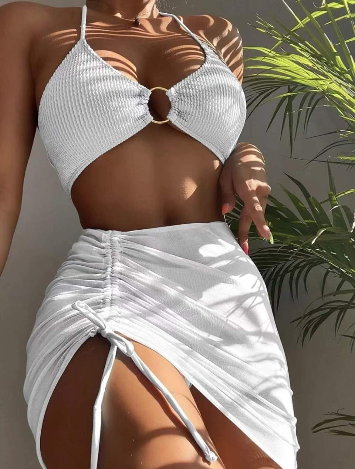 Solara 3 Piece Halter Bikini Set