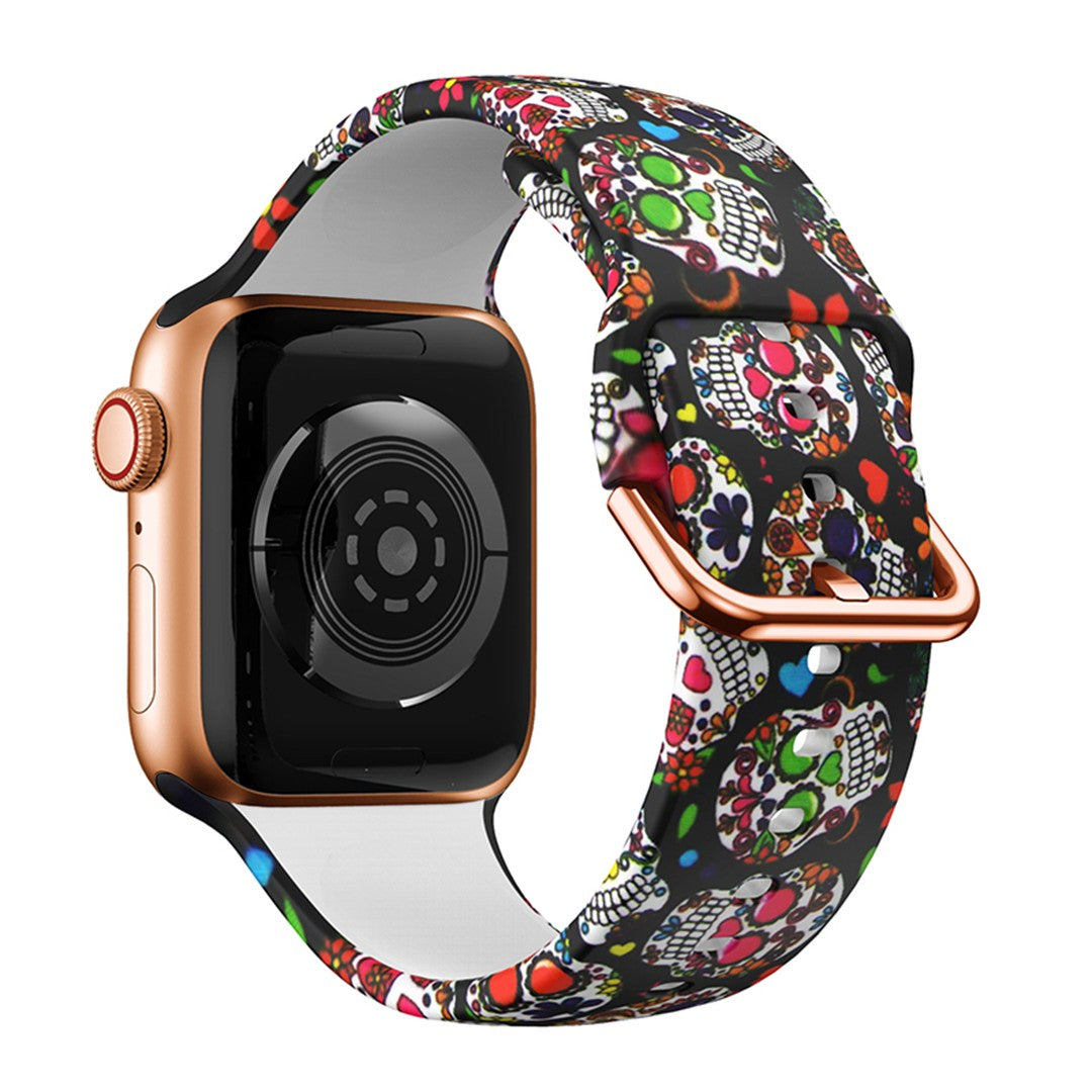 Solessa Printed Silicone Apple Watch Band – Fun & Colorful Designs