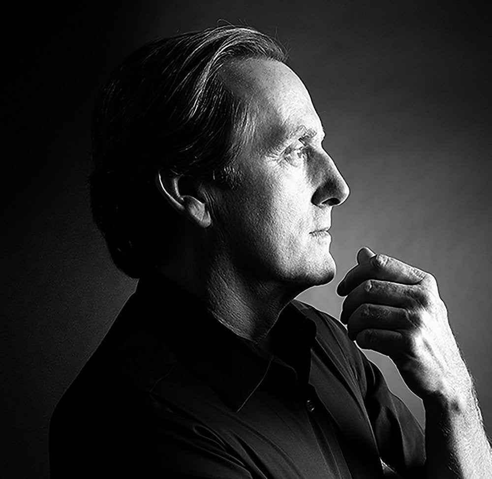 Tapered Glass Brass Ring Chandelier