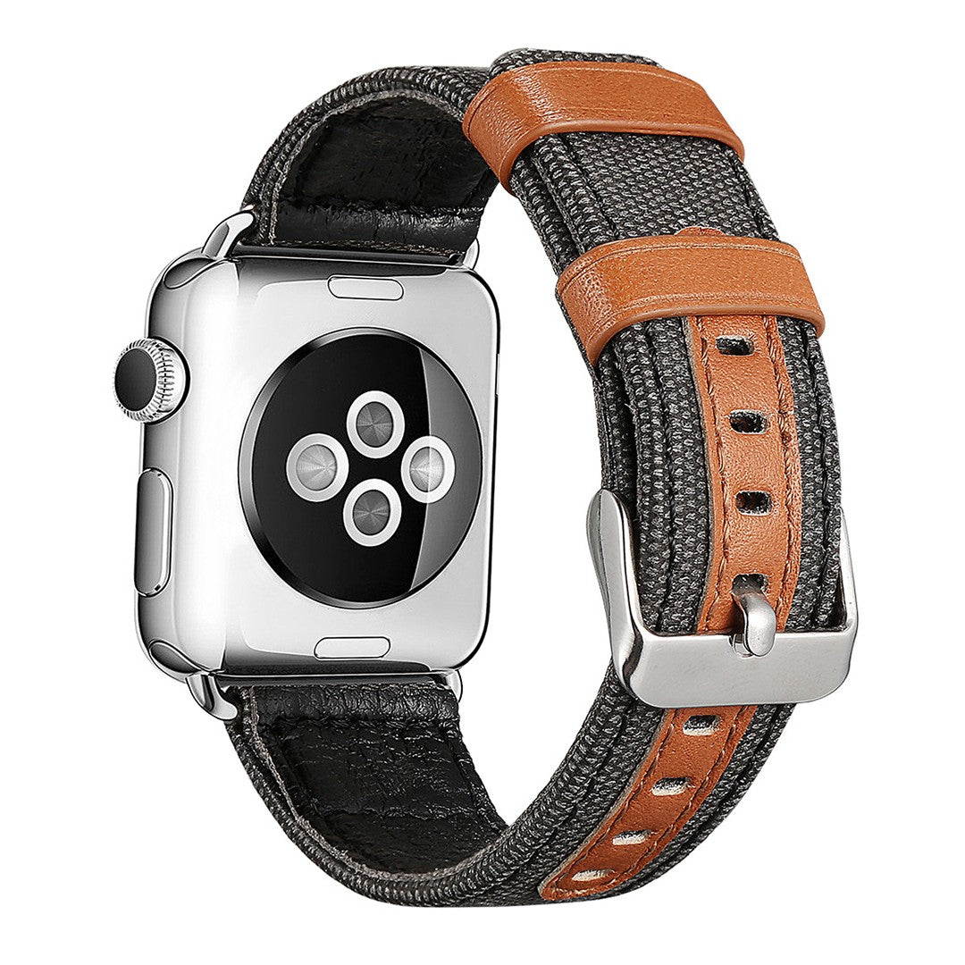 Valoura Fabric Leather Apple Watch Band – Premium Hybrid Design