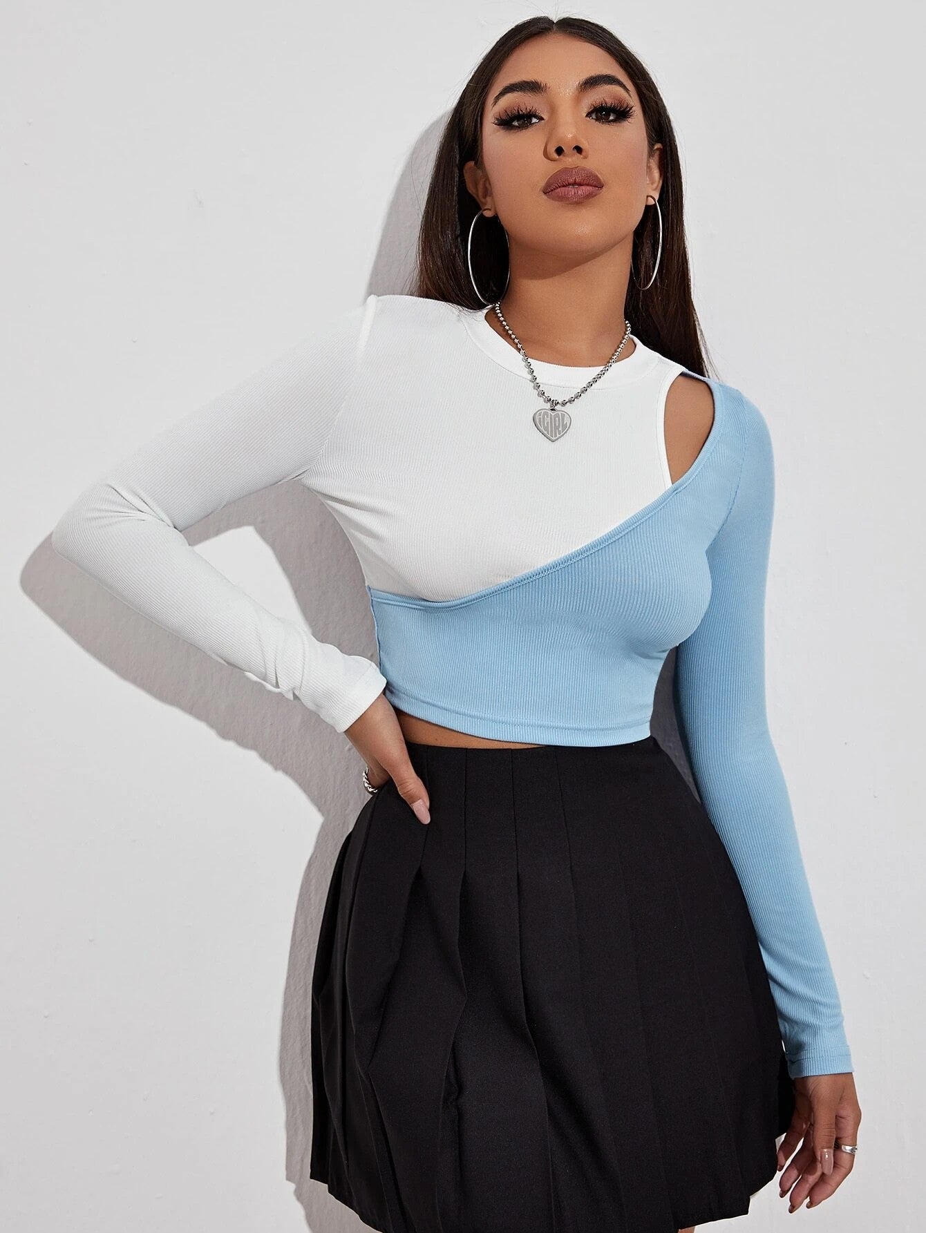 Vega Colorblock Slim Top