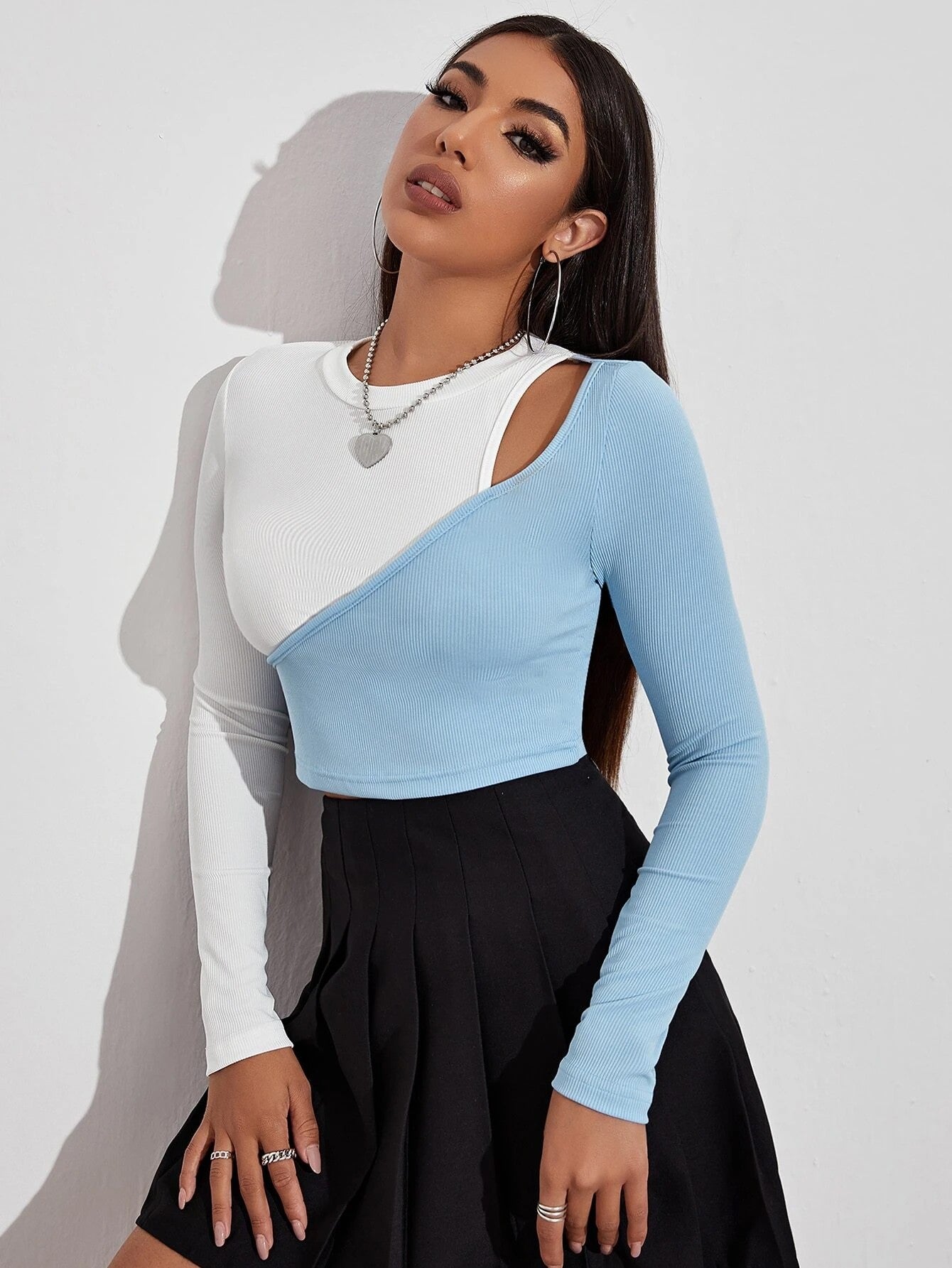 Vega Colorblock Slim Top
